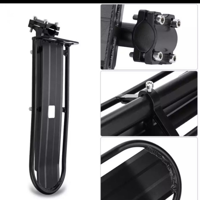 Rak Pannier belakang Sepeda Aluminium Alloy bagasi bicycle carrier