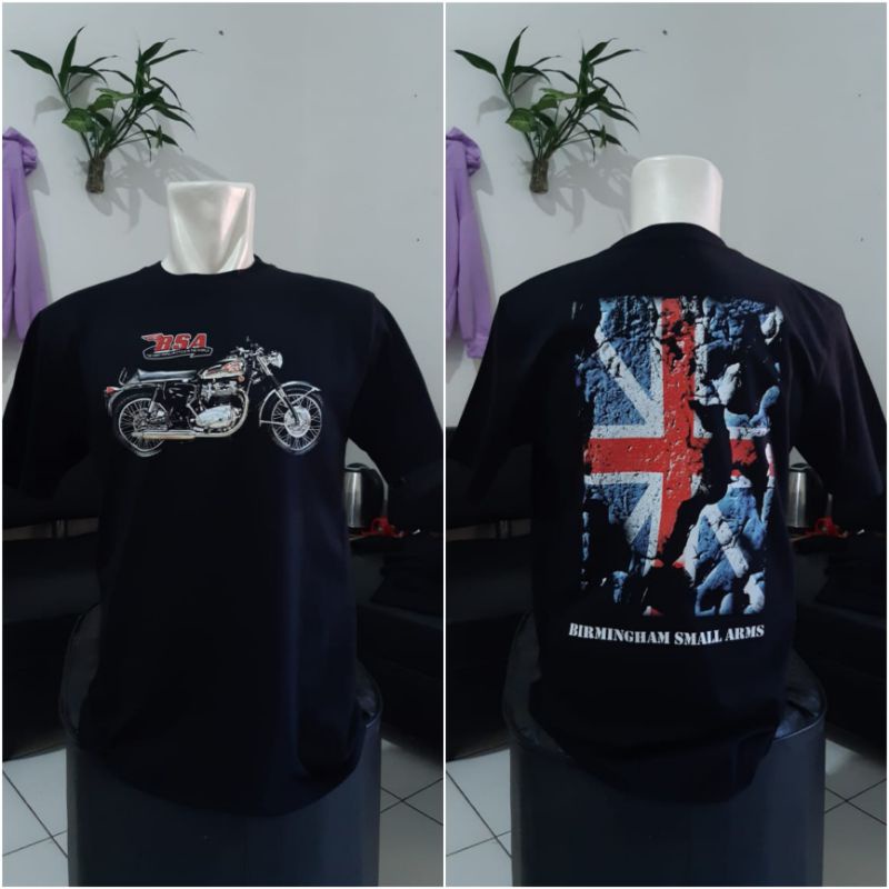 T-SHIRT / KAOS PREMIUM COTTON 24S MOTORCYCLE BSA