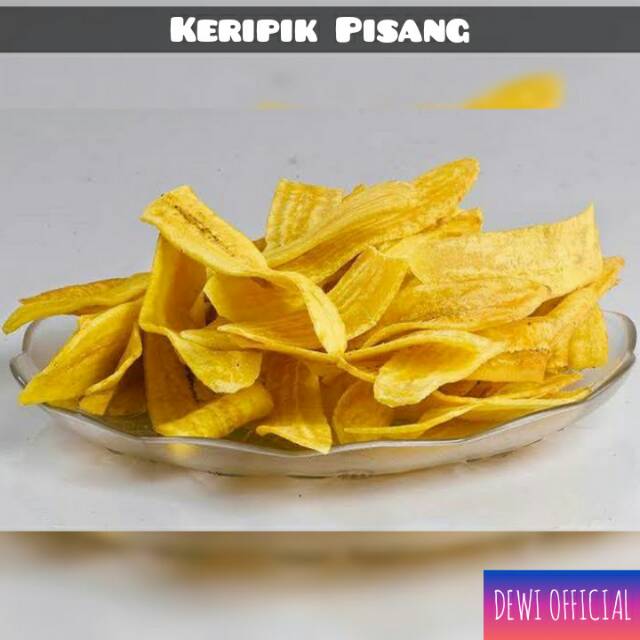 

Keripik Pisang Gurih dan Renyah dibuat dati Pisang Pilihan Bisa untuk Camilan 250 gr