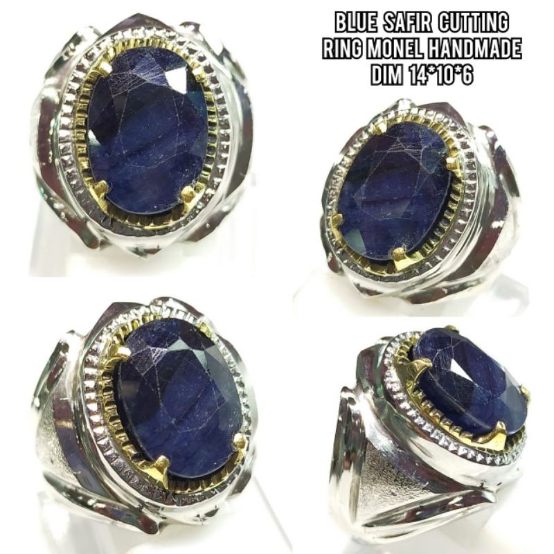CINCIN BATU BLUE SAFIR CUTTING