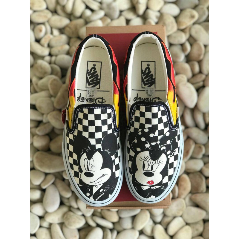 Obral Vans Premium Slip On Mickey X Minnie  Disney