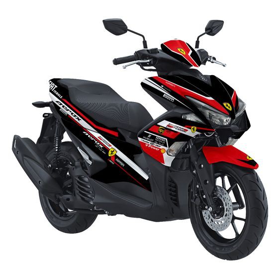 Decal Honda Aerox Full Body Custom - Stiker Motor Yamaha Arox OLD / NEW - Sticker Striping Aerox Ful