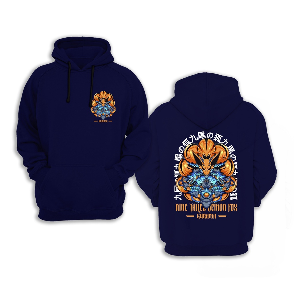 HOODIE ANIME  KURAMA NARUTO UZUMAKI CYBER ORIGINAL PRO X