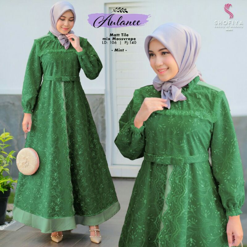 AULAANEE Maxi Dress  Ori by Shofiya