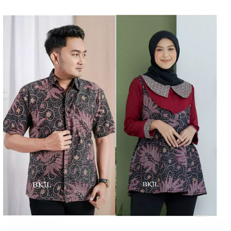 maw_arbatik COUPLE BLOUSE BATIK /COUPLE BLOUSE BATIK MODERN/COUPLE BLOUSE BATIK TERBARU