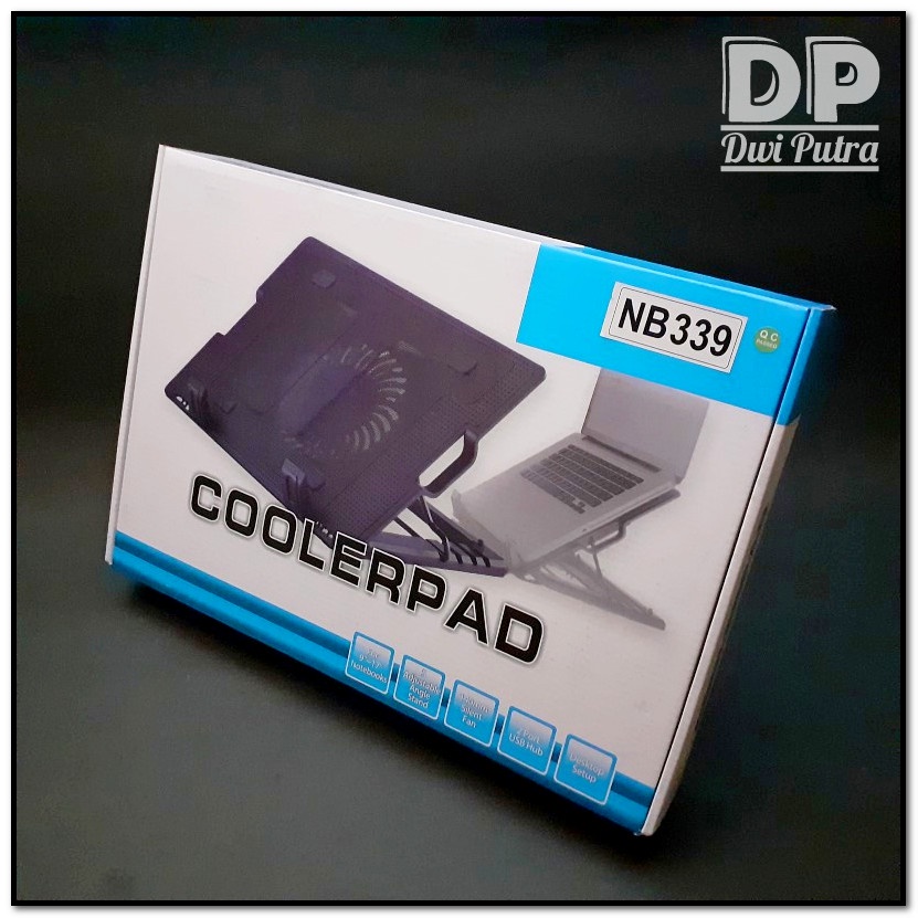 COOLING PAD NB-339 // BIG FAN USB // COOLER PAD PENDINGIN LAPTOP // NB339