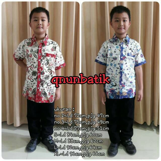 Termurah Qnunbatik Hem/kemeja  Batik Anak Cowok Laki-laki Gentong Pecah DR1QL0tkbjxOq