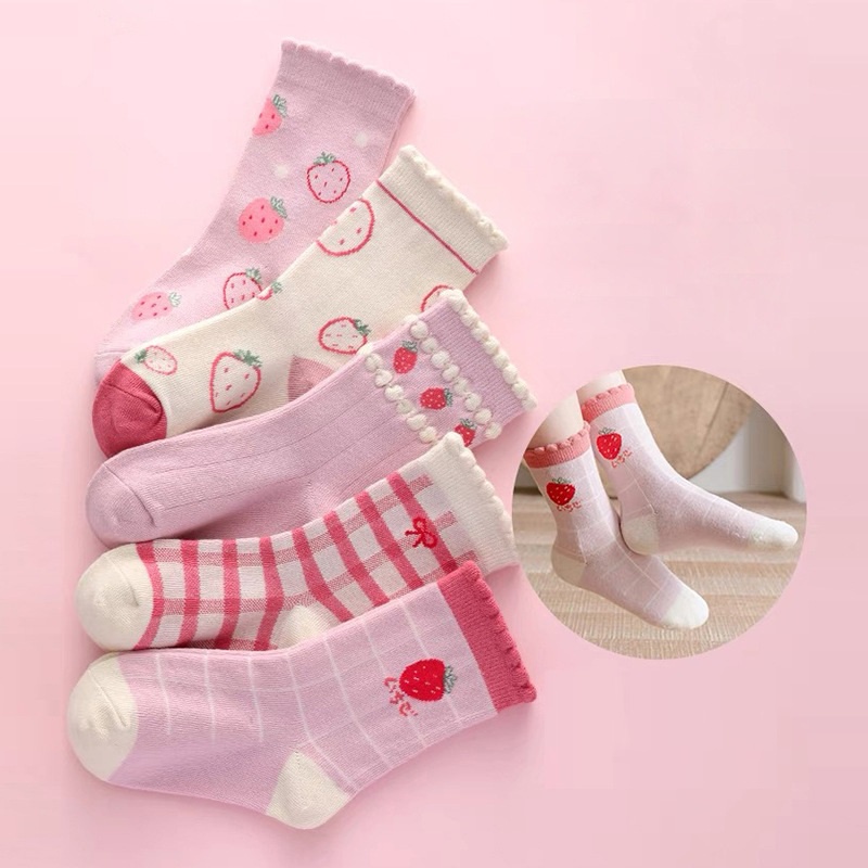 NEW  (1 set 5 psg ) Set kaos kaki bayi dan anak tebal premium