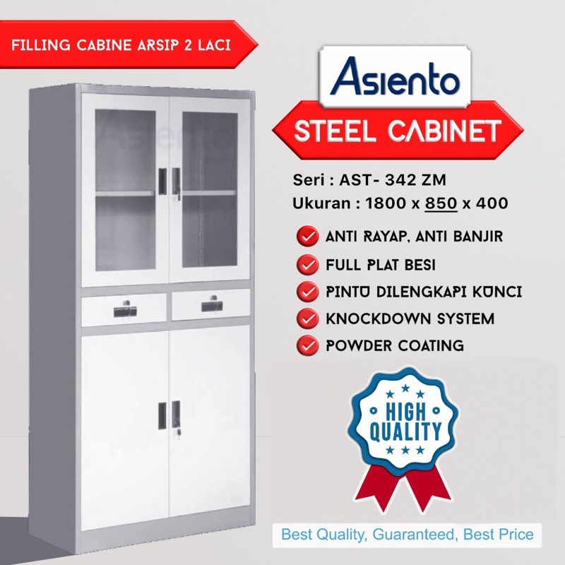 Lemari arsip besi filling cabinet laci