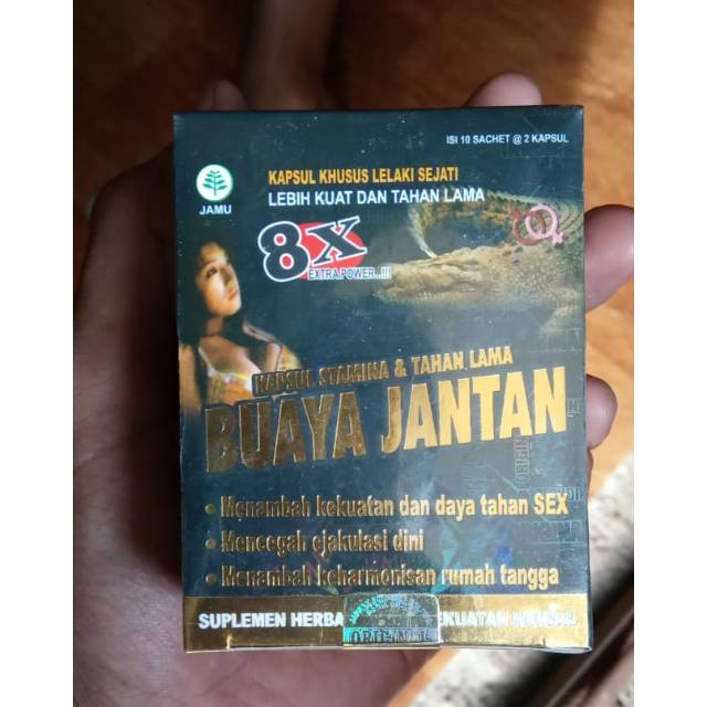 Buaya jantan 8x ( PENAMBAH STAMINA PRIA )