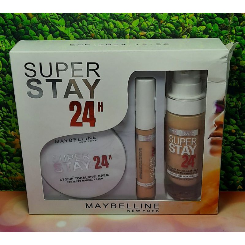 PAKET MAYBELINE SUPERSTAY 3 IN 1 BOX PUTIH