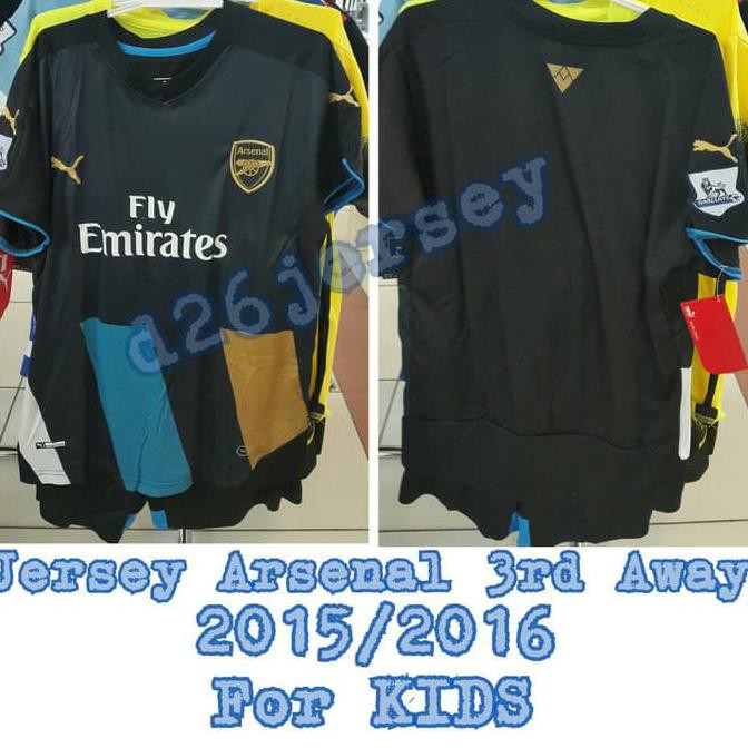 Promo Olahraga Jersey Arsenal 3rd Away 2015/2016 for KIDS