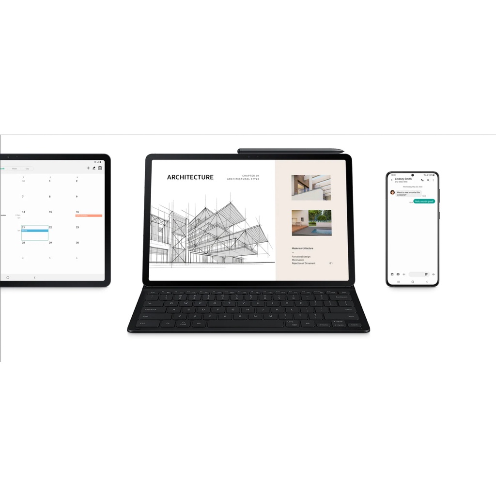 Original Samsung Book Cover Keyboard Galaxy Tab S7+ FE 5G Plus S8 Ultra 11&quot; Touchpad 12.4&quot; Slim LTE EF-DT630 DT730 DT870 DX900 ori garansi resmi sein