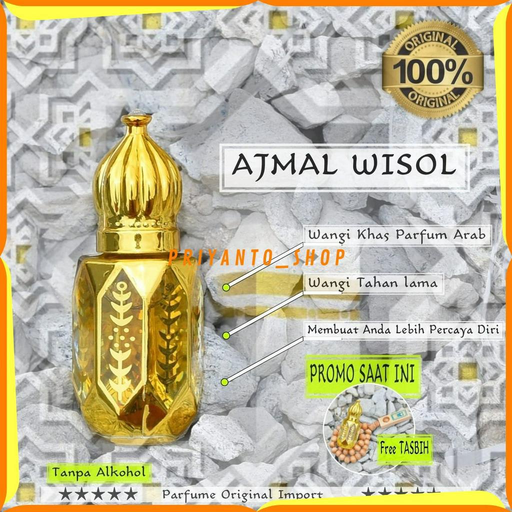 MINYAK WANGI AJMAL WISAL IMPORT ARAB BIBIT ASLI PARFUME SHOLAT