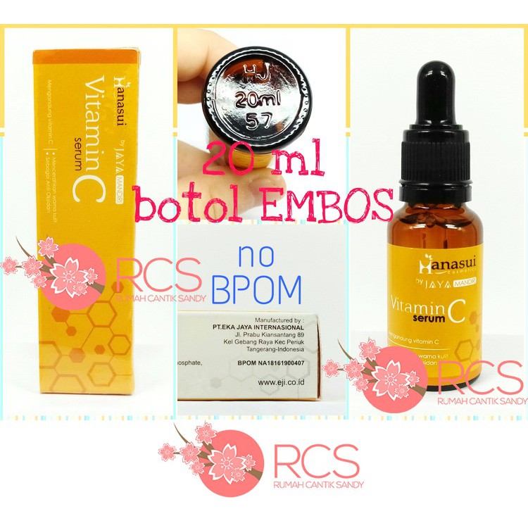 Serum Vit C + Vit E - Serum Vitamin C + Vitamin E ~ SERUM MUKA &amp; WAJAH ~ ANTI PENUAAN ~ JAYA MANDIRI