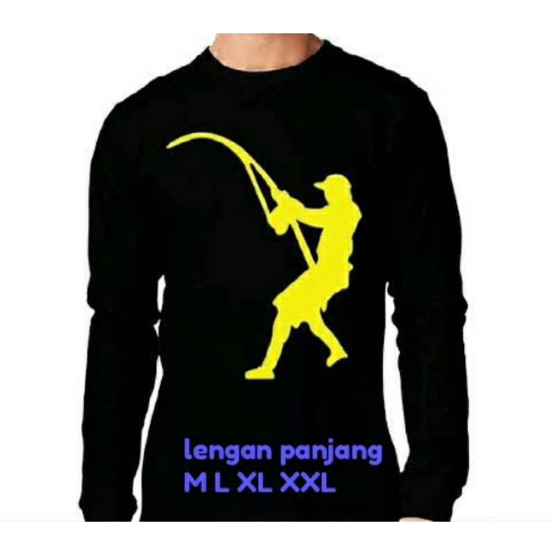 Baju Mancing Mania Kaos Pria Mancing Mania