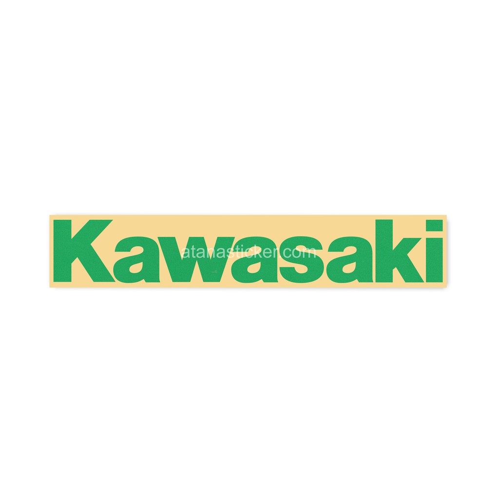 Sticker Cutting Logotype Kawasaki 20x3,5cm