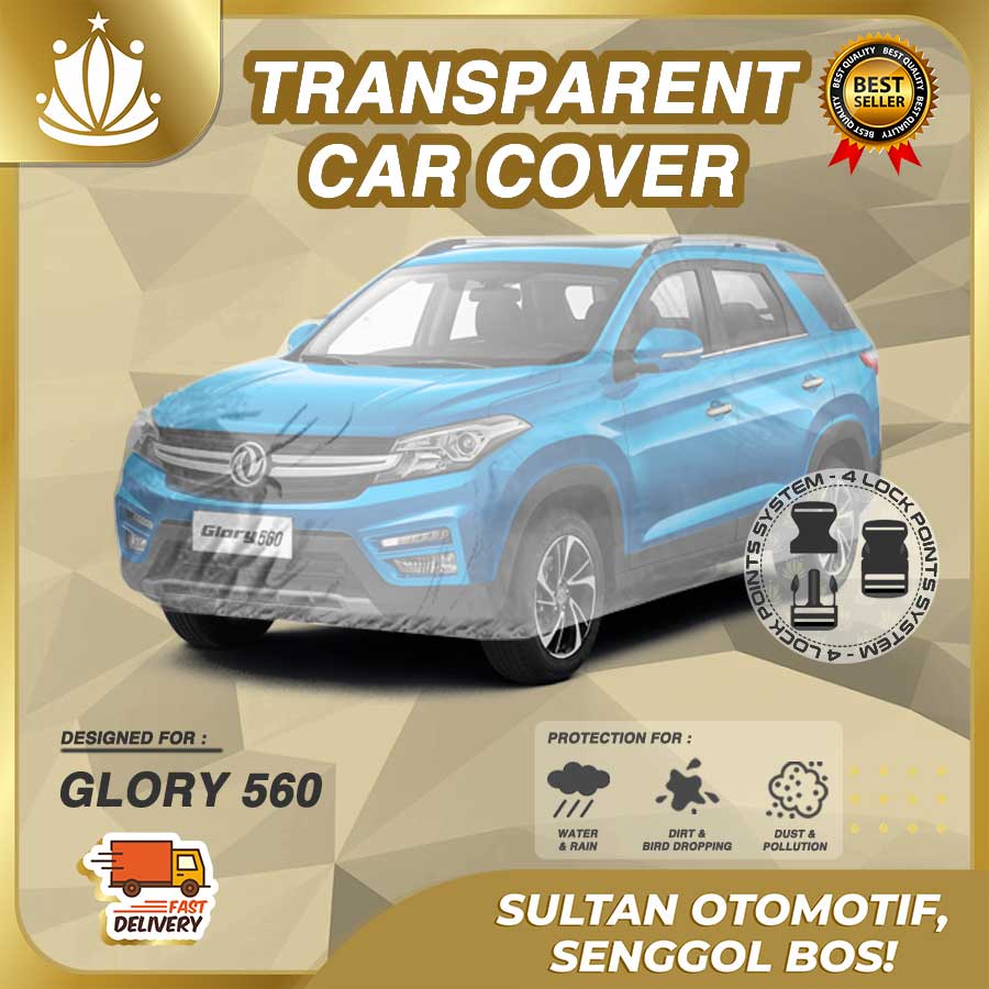 Body Cover Mobil Plastik TEBAL DFSK Glory 560 WATERPROOF