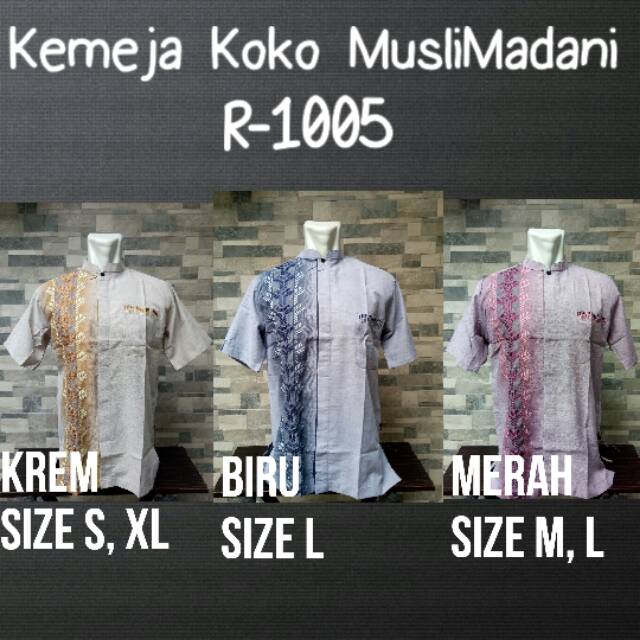 Kemeja Koko MusliMadani