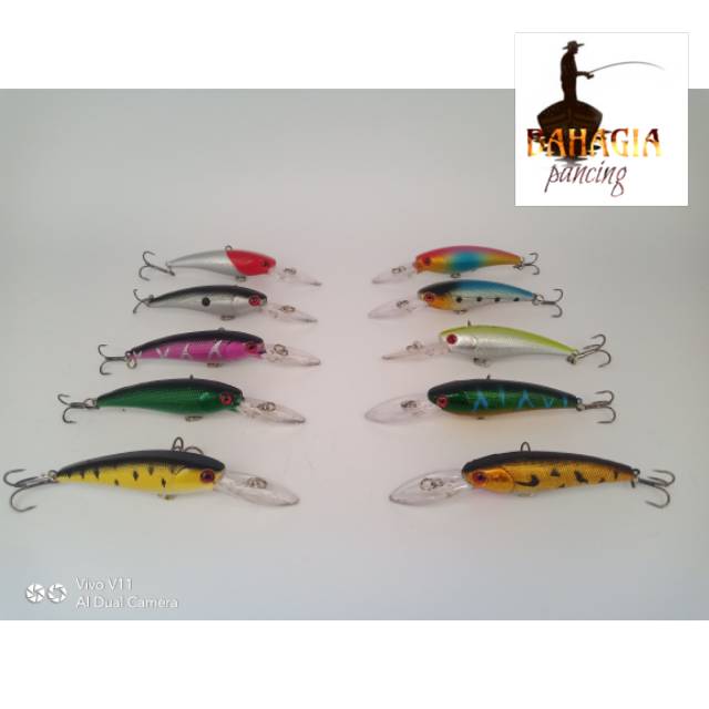 Umpan pancing casting/lure/minow 9cm MURAH minow casting minow sinking minow murah