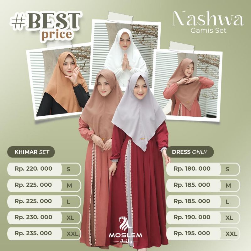 (Ready) NASHWA SET by Moslem Daily