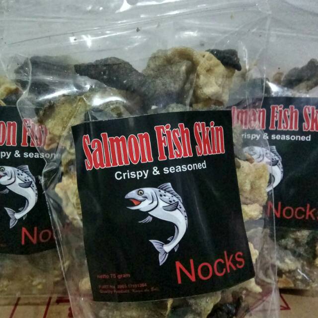 

kripik kulit Salmon