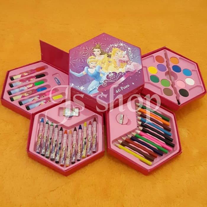 

CRAYON SET 4IN1 46 PCS UNTUK MENGGAMBAR MEWARNAI