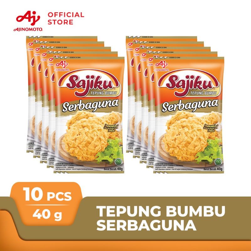 

✔SAJIKU Tepung Bumbu Tempe / Serbaguna 40gr --> 1Renceng isi 10pcs
