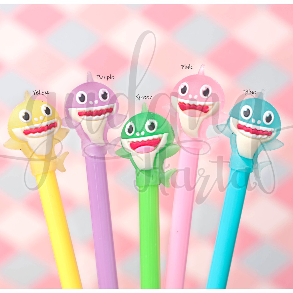 Pulpen Baby Shark Ikan Hiu Bolpen Ballpoint GH 307254