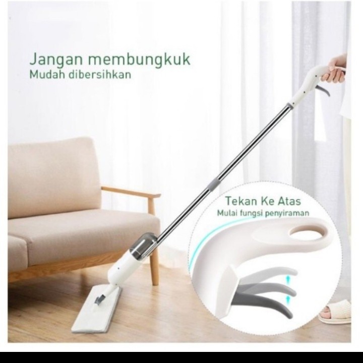 Water spray mop - Alat Pel Semprot lantai otomatis spray mop pel