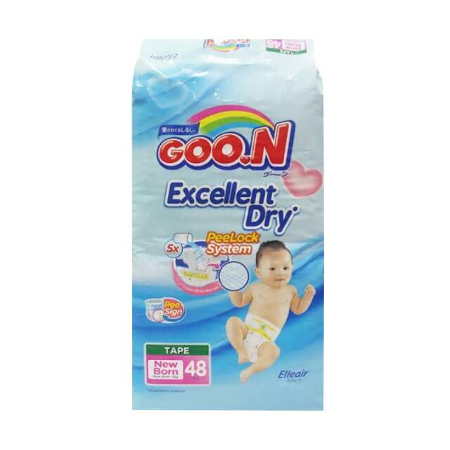 Goon Excellent Dry New Born 48