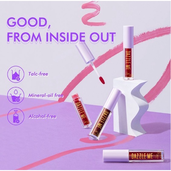 DAZZLE ME Ink-Licious Lip Tint  | Mattedorable Long Lasting Liptint Hyper Moisturizing Lip Stain