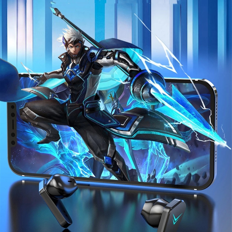 FEGEN TWS Alien ROBO X15PRO Gaming No Delay Headset Bluetooth V5.0 For Iphone Android PC Laptop Headset Gaming-8