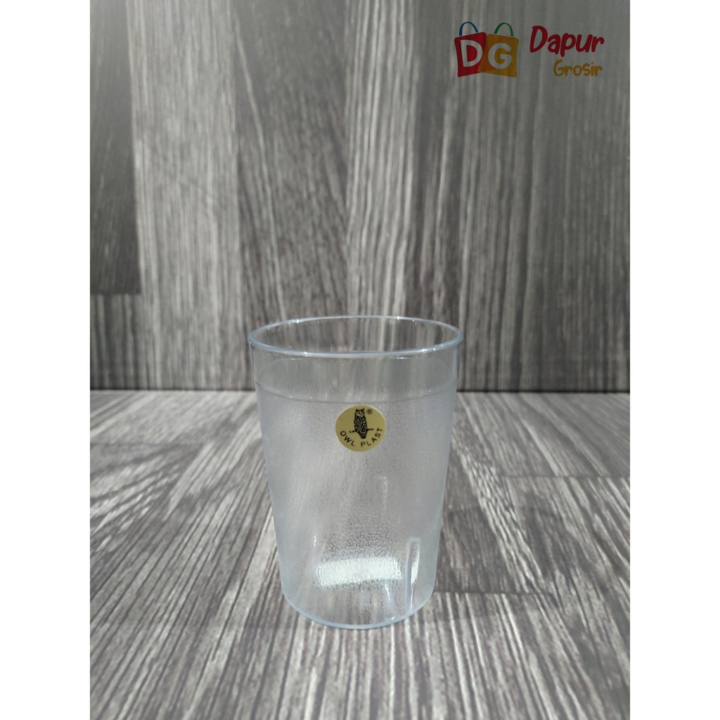 GELAS OWL | GELAS MINUM | GELAS PLASTIK | GELAS OWL KAPASITAS 250 ML