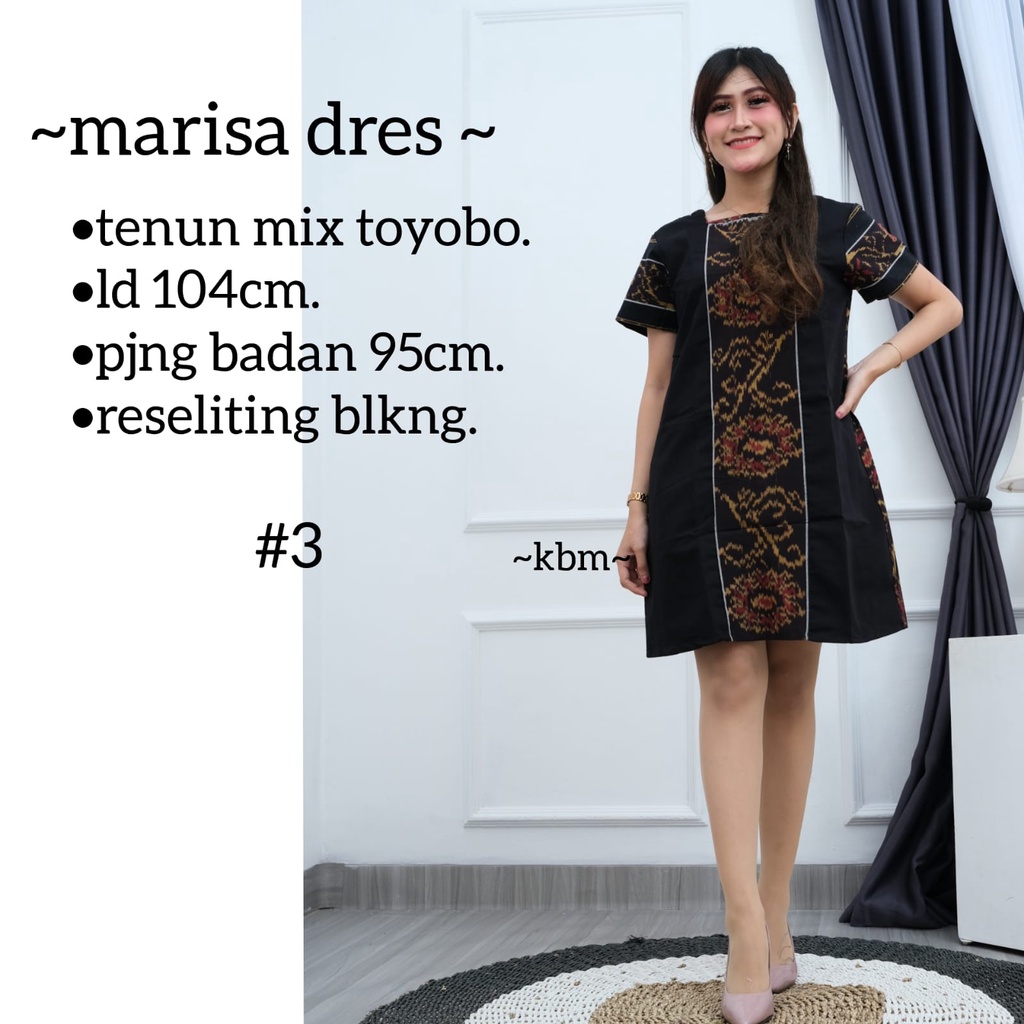 Marisa dress ori tenun troso