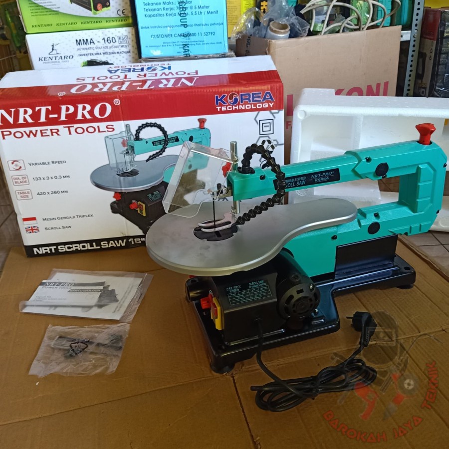 BIG SALE!!! NRT-PRO NORITA Scroll Saw 16 Inch Gergaji Triplek Ukir Jigsaw Duduk Jig Saw Mesin Scrollsaw