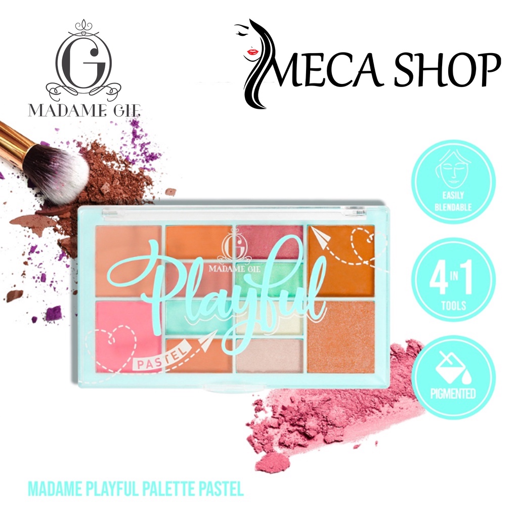 Madame Gie Face Pallete | Madame To Go | Moondust | Take 5 | Playfull | Madame Complete | Getaway