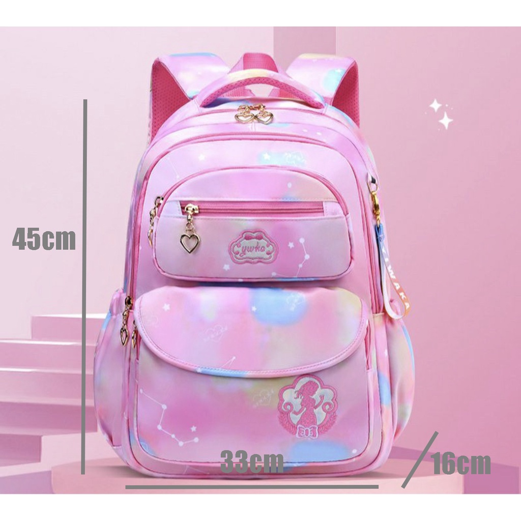 WWH11 Tas Anak Perempuan Sekolah SD SMP SMA Ransel Girl Backpack School BK118 TKM