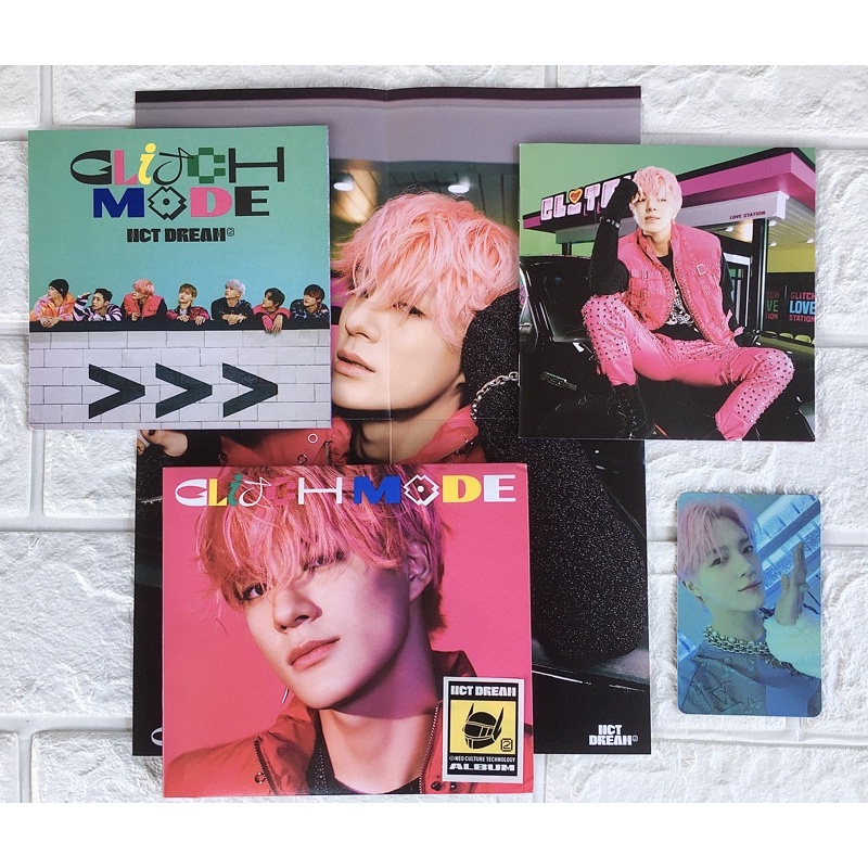 unsealed album digipack glitch mode nct dream 2022 jeno set diipack glitch mode nct dream pc jeno gl