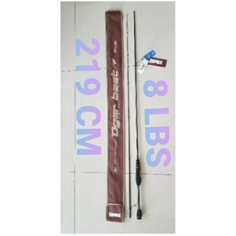 JORAN PANCING / FISHING ROD / STIK RAPALA TIGER BEET 219 CM 8 LB FAST FUJI CARBON