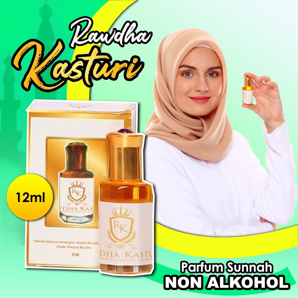 Parfum Kasturi Original Rawdha Kasturi Minyak Kasturi Kijang Gold