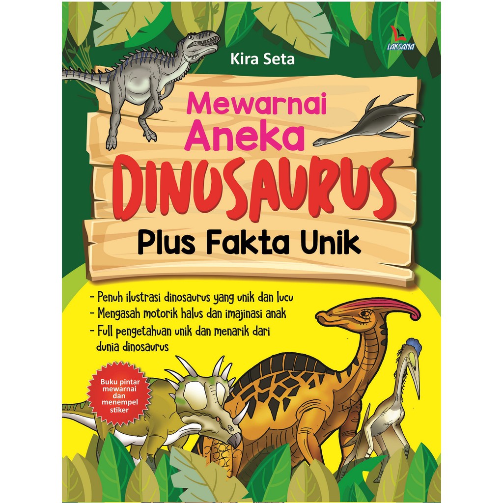 

Buku Mewarnai Aneka Dinosaurus Fakta Unik