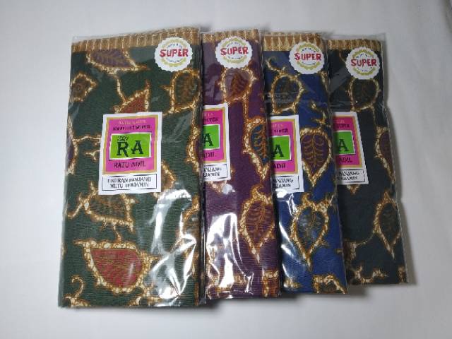 Ratu Adil Batik Halus Kain Tradisional Samping Selendang Panjang untuk Seserahan Pernikahan