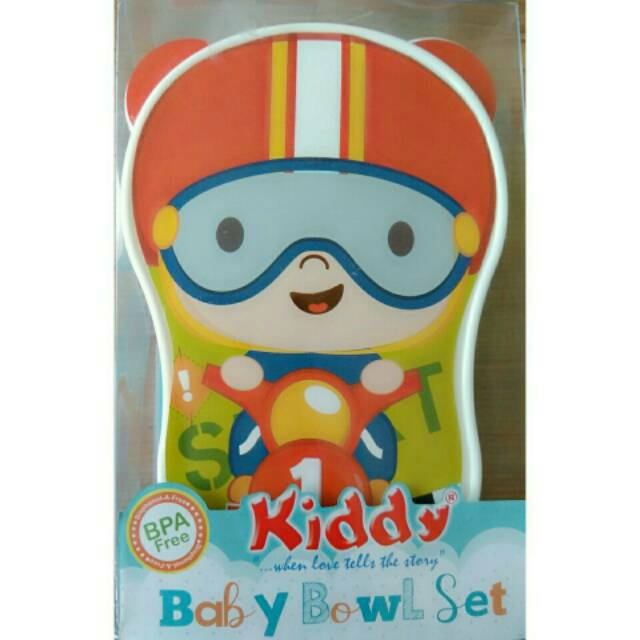 Set Mangkok Sendok Garpu Kiddy / Bowl Set Kiddy 8701