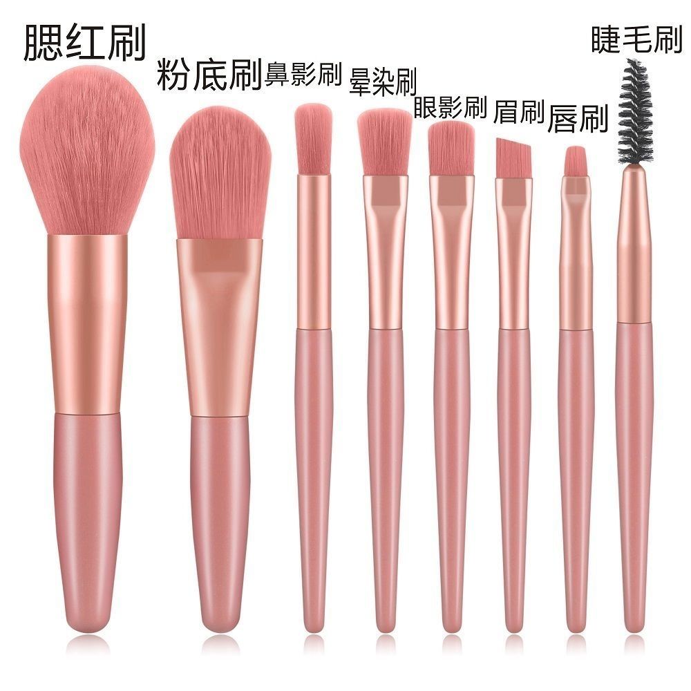 Set kuas makeup mini / kuas eye shadow  kuas blush on  peralatan kecantikan / set kuas foundation  kuas makeup siswa   Mini makeup brush set/eye shadow brush blush brush foundation brush makeup brush set