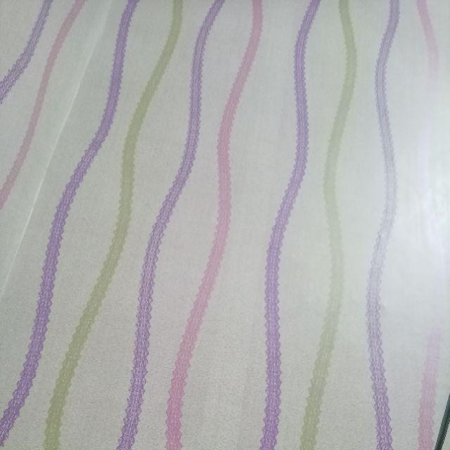 Homewallpaper - Wallpaper Sticker Dinding Motif Garis 3 Benang - Ukuran 45cm X 10 M