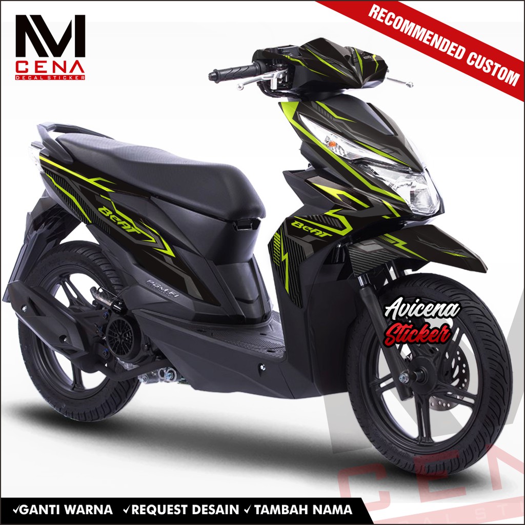Decal Sticker Honda Beat Street Full Body 2017 2018 2019 Dekal Beat Esp Decal Beat gtecs