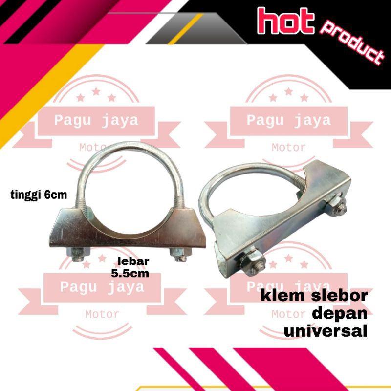 Klem slebor spakbor spakboard depan universal (harga 1 set isi 2)