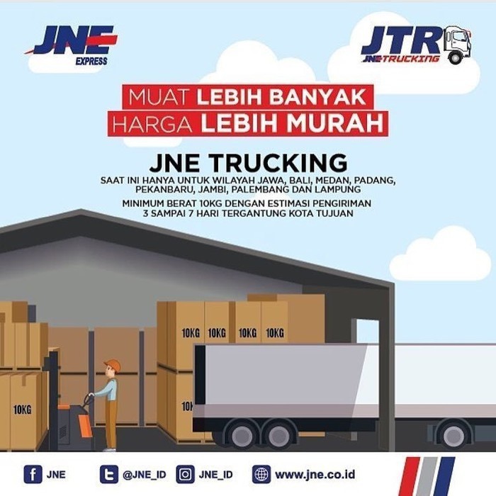 Ongkos Kirim Jne Jtr Jne Trucking Indonesia