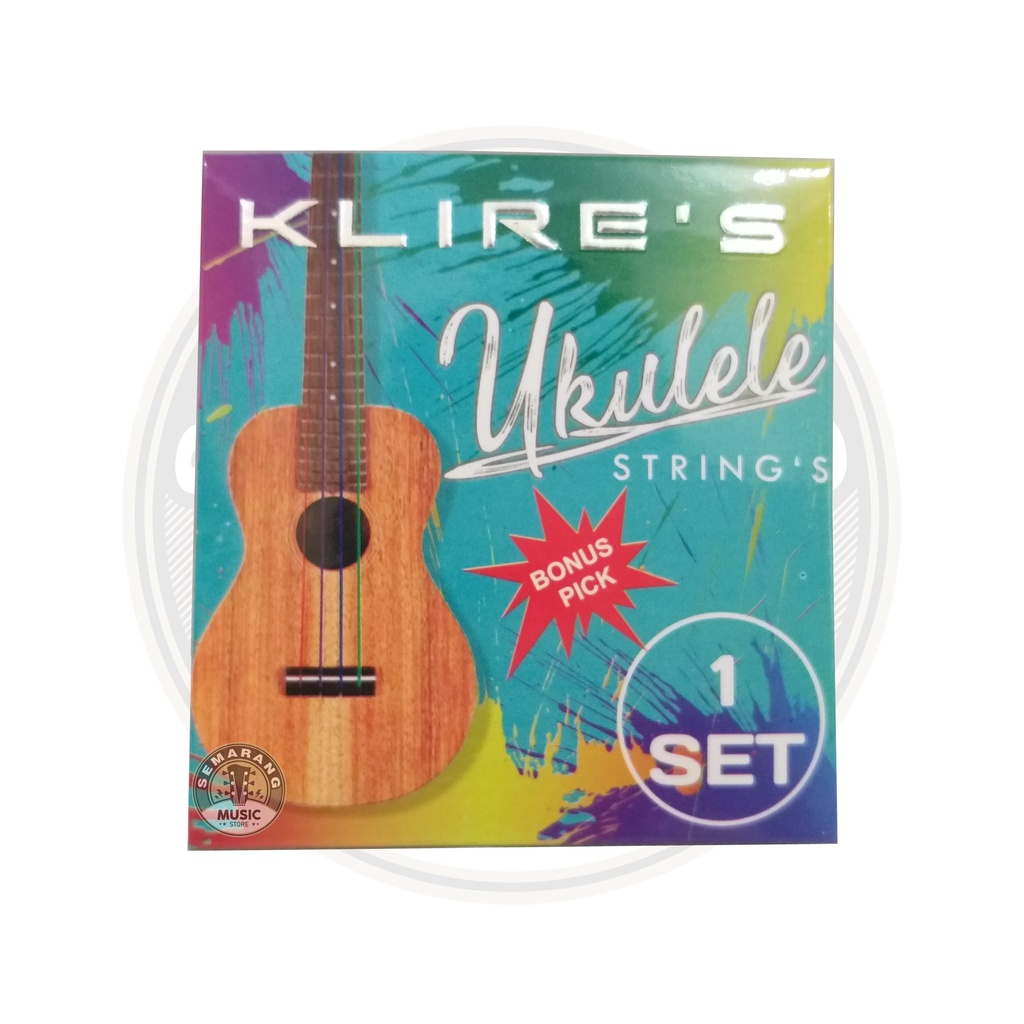 Senar Ukulele Kentrung Murah Bonus Pick 1 Set